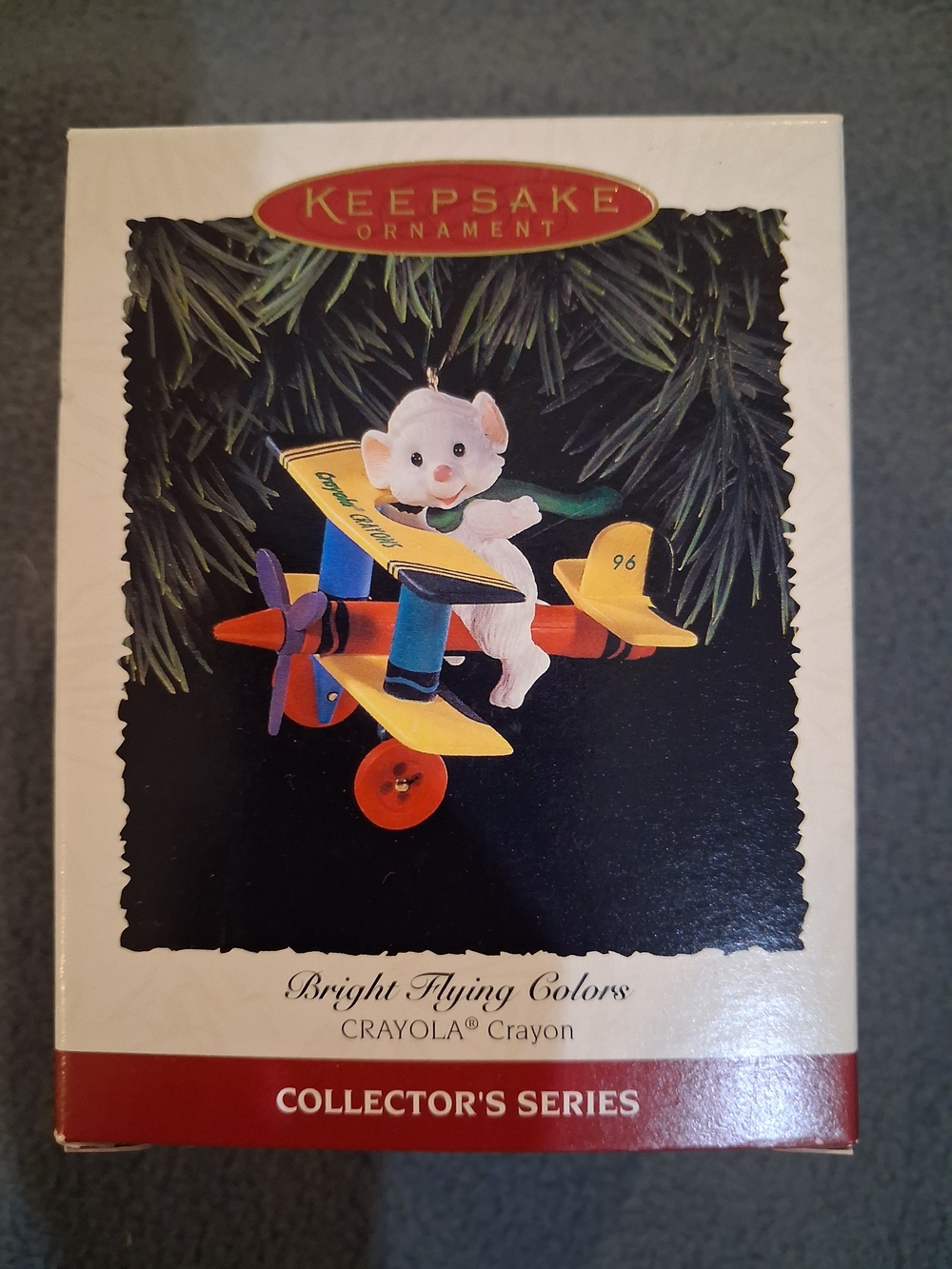 Keepsake Ornament Bright Flying Colors Crayola